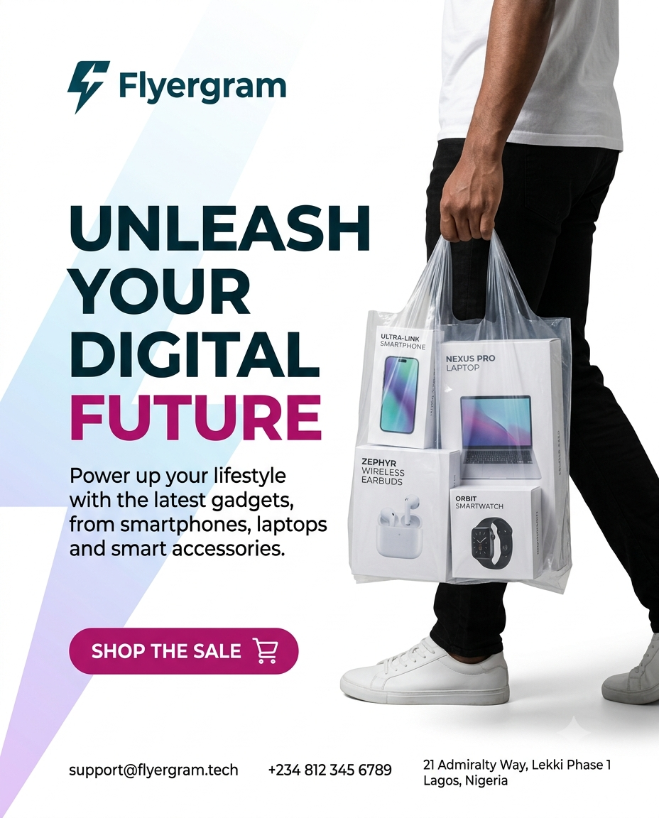 Electronic promotion flyer